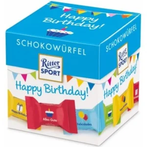 Ritter Sport Schokowurfel Happy Birthday 176 box